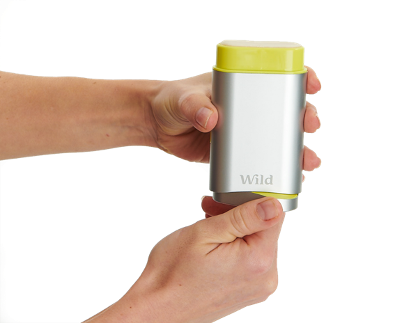 Déodorant dans un emballage réutilisable